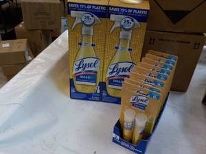 lot 82 image: 16 ct Lysol Smart Cleaner Refills a...