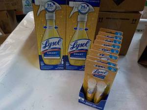 lot 83 image: 16 ct Lysol Smart Cleaner Refills a...