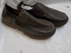 lot 96 image: Leather Mens Slip-ons size 9 12...