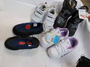 lot 109 image: 4 pair Childrens Shoes and Boots...