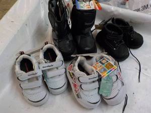 lot 110 image: 4 pair Childrens Shoes and Boots...