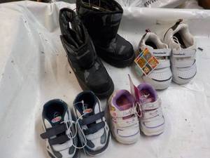 lot 111 image: 4 pair Childrens Shoes and Boots...