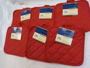 lot 122 image: 6 ct 2 packs Home Collection Pot Ho...