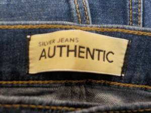 lot 135 image: Silver Authentic Jeans- no size see...