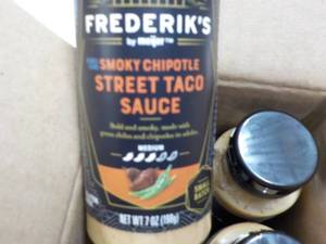 lot 157 image: 6 ct Frederiks 7 oz Sweet Taco Sau...