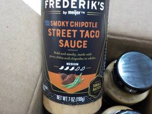 lot 158 image: 6 ct Frederiks 7 oz Sweet Taco Sau...