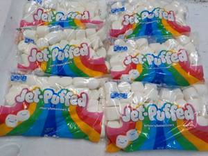 lot 178 image: 6 ct 12 oz bags Jet Puffed Marshmal...