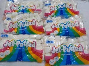 lot 181 image: 6 ct 12 oz bags Jet Puffed Marshmal...