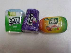 lot 205 image: Gum and Tic Tacs...