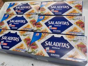 lot 215 image: 6 ct 18.6 oz boxes Sala ditas Games...