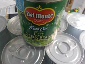 lot 234 image: 12 ct 8 oz Del Monte Cut Green Bean...