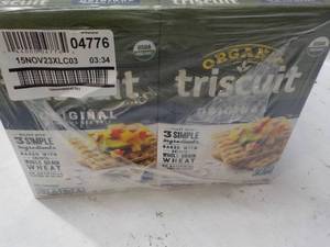 lot 244 image: 12 ct Triscuit Original Crackers 9 ...