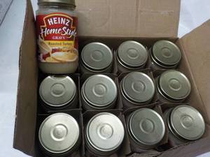 lot 250 image: 12 ct Heinz 12 oz Jars Roasted Turk...