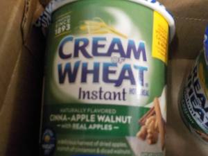 lot 257 image: 6 ct Cream of Wheat Instant 2.29 oz...