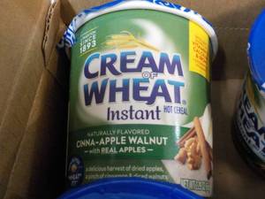 lot 259 image: 6 ct Cream of Wheat Instant 2.29 oz...