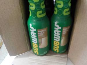 lot 267 image: 6 ct Subway 16 oz Roasted Garlic Ai...