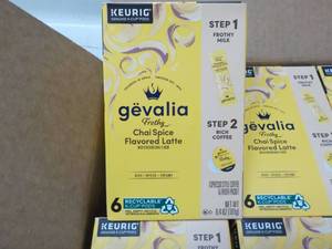 lot 275 image: 6 ct Keurig Gevalia Chai Spice Flav...