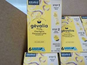 lot 276 image: 6 ct Keurig Gevalia Chai Spice Flav...