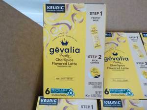 lot 277 image: 6 ct Keurig Gevalia Chai Spice Flav...