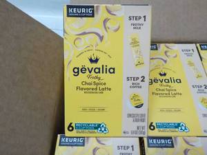 lot 278 image: 6 ct Keurig Gevalia Chai Spice Flav...
