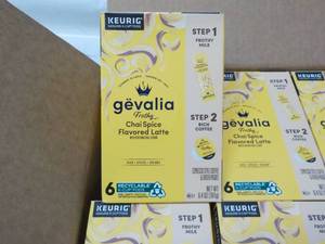 lot 279 image: 6 ct Keurig Gevalia Chai Spice Flav...