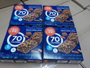 lot 288 image: 4 ct Fiber One Chewy Bars - 5 bars ...