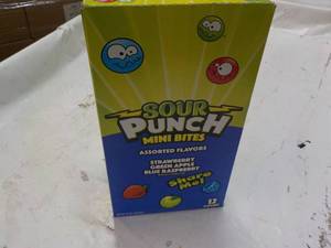 lot 323 image: 12 ct Sour Patch Mini Bites Assorte...