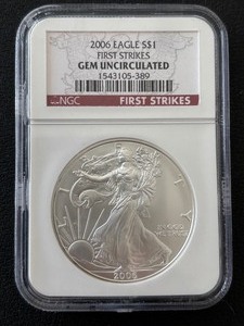 2006 Silver Eagle NGC Gem Uncirculated First Strike