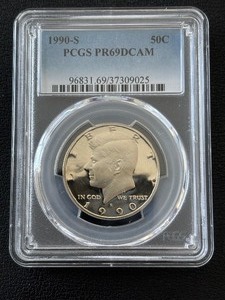 1990-S Kennedy Half Dollar Proof PCGS PR69 Deep Cameo