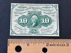 1862 10 Cent Postage Currency