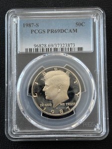 1987-S Kennedy Half Dollar Proof PCGS PR69 Deep Cameo