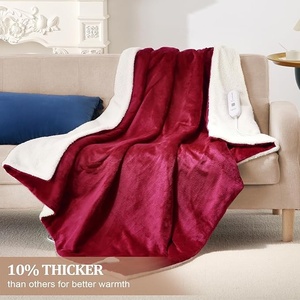 lot 15 image: Caromio Heated Blanket with Plush Lining