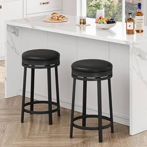 lot 27 image: Boxed Bar Stool in Black
