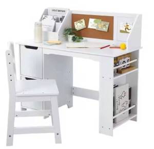 lot 30 image: Kids Wooden Desk with Chair Set