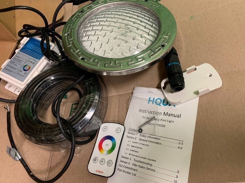 lot 12 image: HQUA Swimming Pool Light