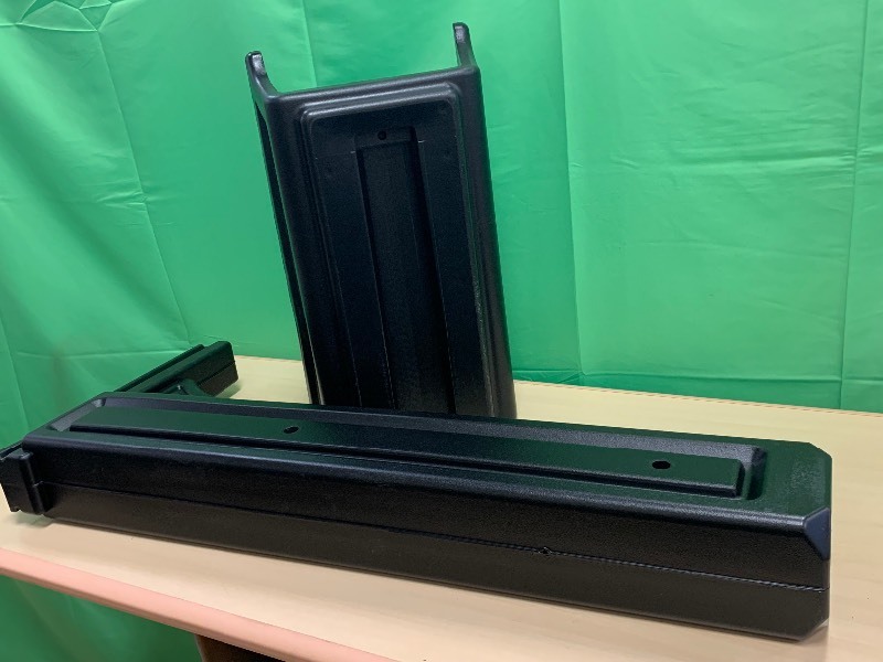 lot 56 image: Architectural Mailboxes Gentry Plastic, Large, Mailbox and Post Kit in Black