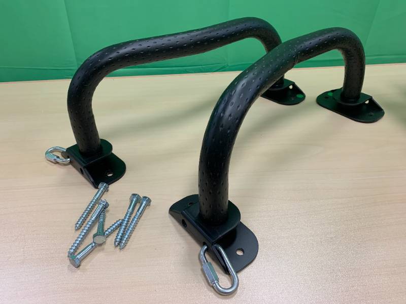 lot 72 image: Wall Mounted Pull Up Bar Carbon Seel 800LB Adjustable Width Upper Body Fitness Bar Door Multi-Grip Portable Indoor Pull Up Bar For Doorway Home Gym Fitness Instructor