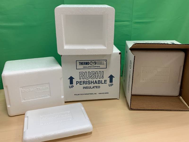 lot 77 image: 2 Thermo Chill Insulated Shippers
