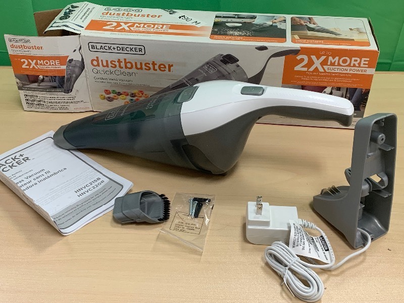 lot 90 image: dustbuster Cordless Handheld Vacuum for Quick Cleanup, 8V, White