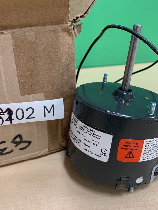 lot 102 image: DAYTON HVAC Motor Totally Enclosed Air-Over, 170 HP, 1,550 Nameplate RPM, 1 Speed, 115V AC, CWSE
