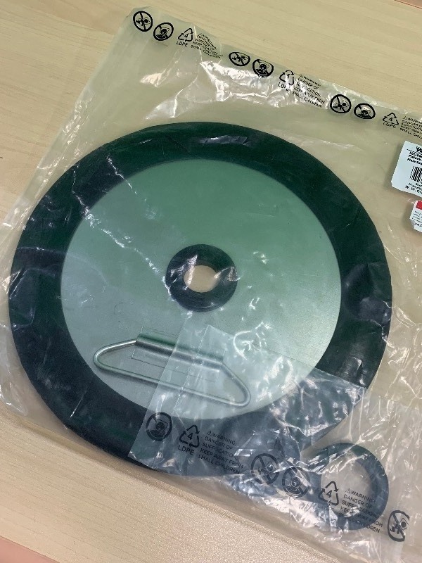 lot 104 image: Westward Grease Pump Follower Plate, RubberSteel, 35 lb. Capacity, For Use With Grease