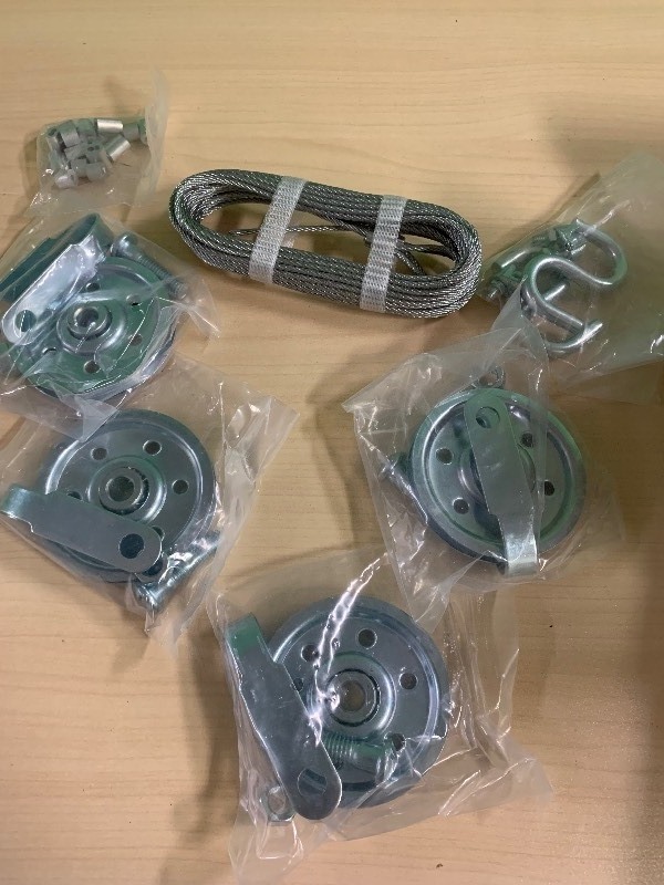 lot 143 image: Home Master Sectional Garage Door hardware