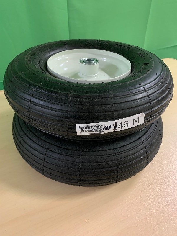 lot 146 image: 6 Ribbed Air Filled Tires