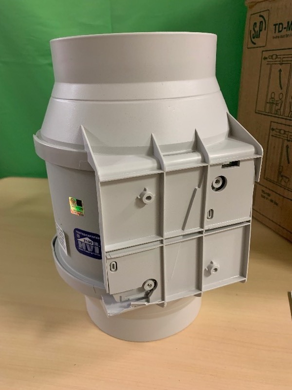 lot 174 image: S&P Inline Duct Fan Model TD-150