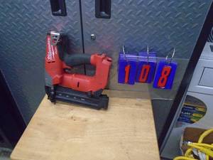 Milwaukee fuel brushless brad nailer. Used condition. No battery. Unable to fully test. As shown.