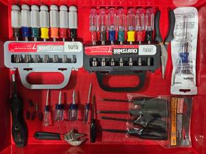 lot 13 image: Comprehensive Craftsman Tool Set Including Drivers and Screws