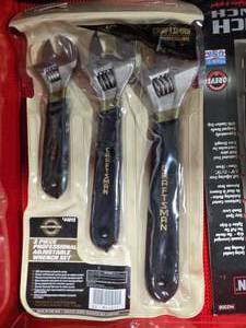 lot 14 image: Craftsman Tool Set with Adjustable Wrenches, Clench Wrench, and Pliers