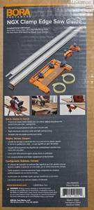 lot 20 image: Bora NGX Clamp Edge Saw Guide Set with 50-inch Extension - new in orig box