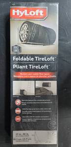 lot 46 image: Hyloft Foldable TireLoft Storage Solution for Tires - new in orig pkg