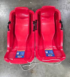 lot 47 image: Pair of Flexible Flyer Torpedo Winter Heat Sleds